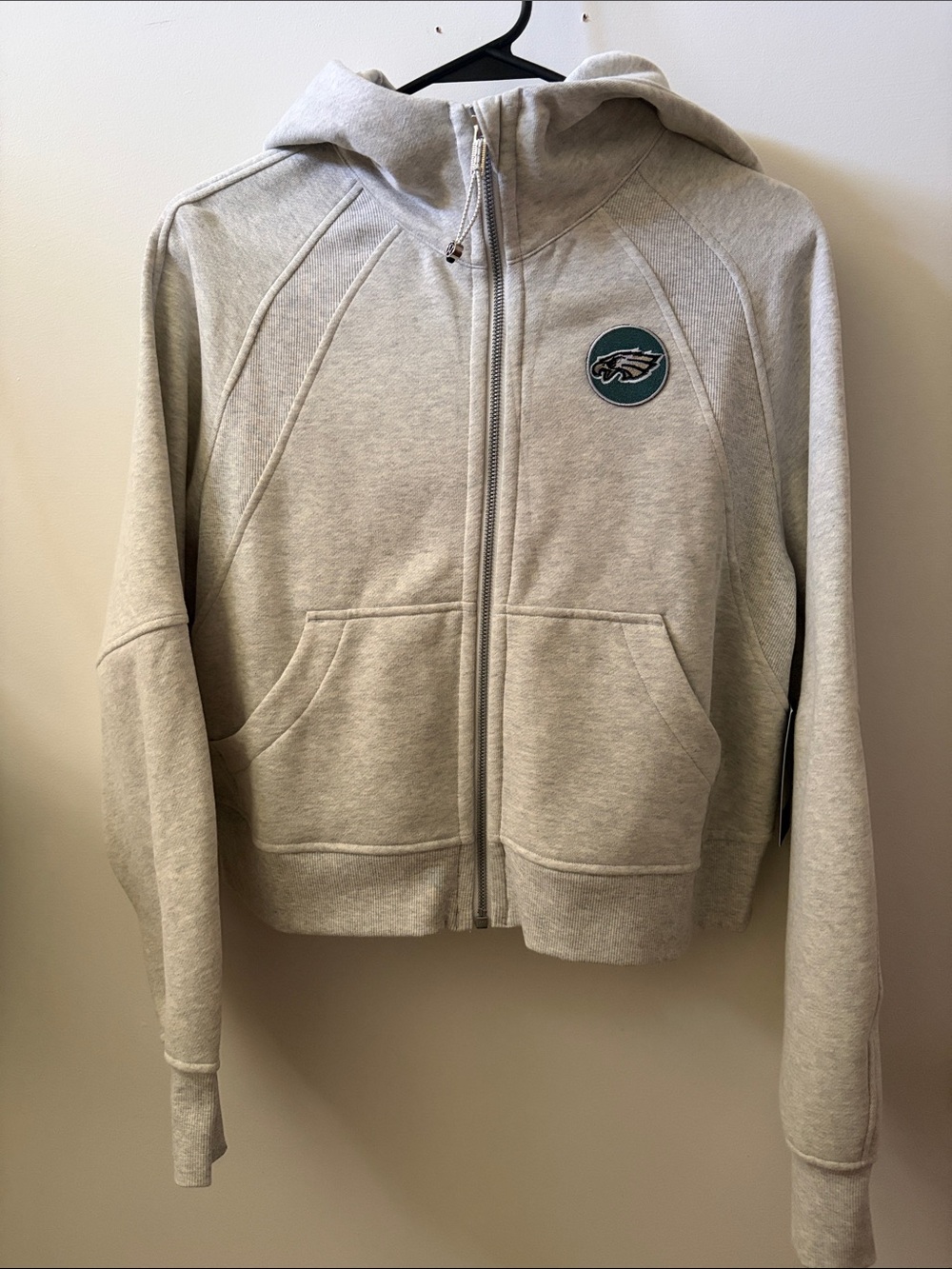 Lululemon x Philadelphia Eagles Heather Gray Scuba Full Zip Hoodie